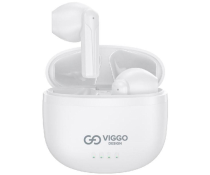 True Wireless VIGGO DESIGN bezprzewodowe AQD51W Białe